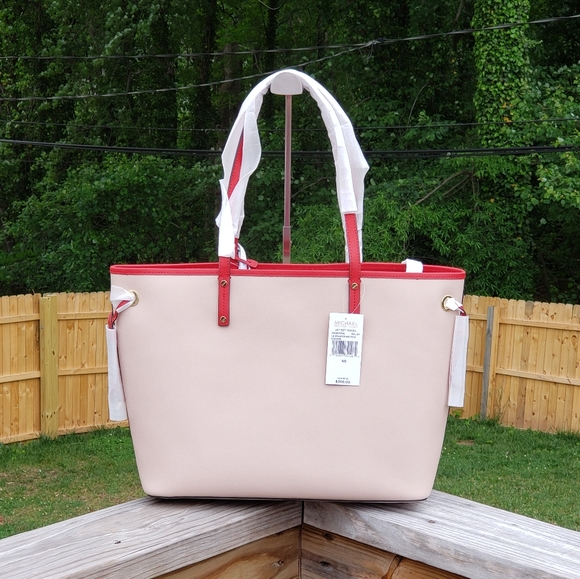 Michael Kors Jet Set Drawstring LG "LOVE" Tote SET - Picture 3 of 9